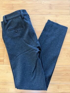 Kit and Ace Men's Charcoal Stretch Tailored Pants